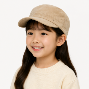 [KC인증] 남대문 유아동 코듀로이 베이직 캡 모자 (52호_베이지)