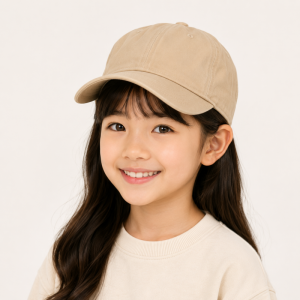 [KC인증] 남대문 유아동 베이직 코튼 캡 모자 (52호_베이지)
