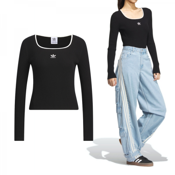 오픈마켓 우리들쇼핑,아디다스 스퀘어넥 여성 긴팔 티셔츠 JM8052 JM8055