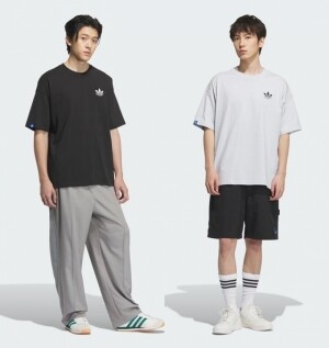 아디다스 트레포일 시티 스케이트 반팔 티셔츠 JN1669 JN1675