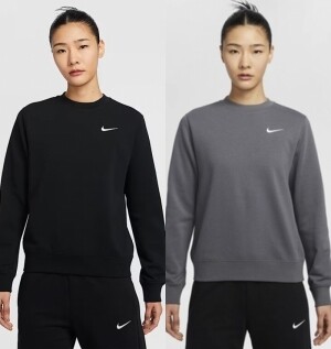 나이키 스포츠웨어 스우시 맨투맨 탑 IB8752-010 IB8752-021