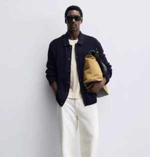 자라 맨즈 리브드 가디건 3284303