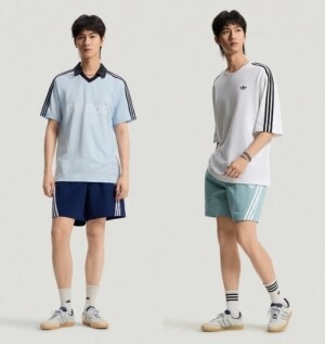 아디다스 패션 캐주얼 루즈핏 쇼트 반바지 LE7348 LE7349
