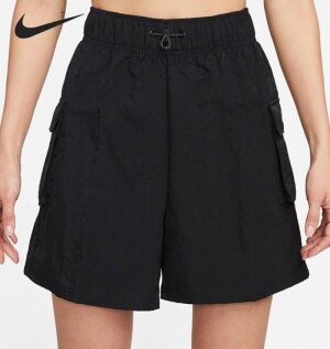 나이키 NIKE 우먼스 에센셜 우븐 쇼츠 반바지 DM6248-010