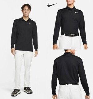 나이키 NIKE 맨즈 골프 카라 긴팔 티셔츠 DN2345-010