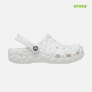 CROCS 화이트 클래식 지오메트릭 WHITE 209563 100 남성