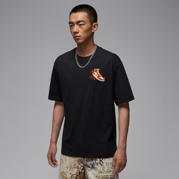 오픈마켓 우리들쇼핑,나이키 조던 AJ1 레터링 남성 반팔티 빈티지 코튼 데일리 티셔츠 HQ8973-427  HQ8973-010
