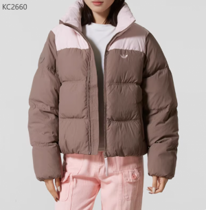 아디다스 오리지널 크롭 숏 다운 우먼스 캐주얼화 패딩 자켓 재킷 KC2660