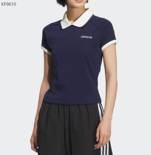 아디다스 오리지널 폴로 카라 숏 우먼스 캐주얼화 반팔 티셔츠 KF9610