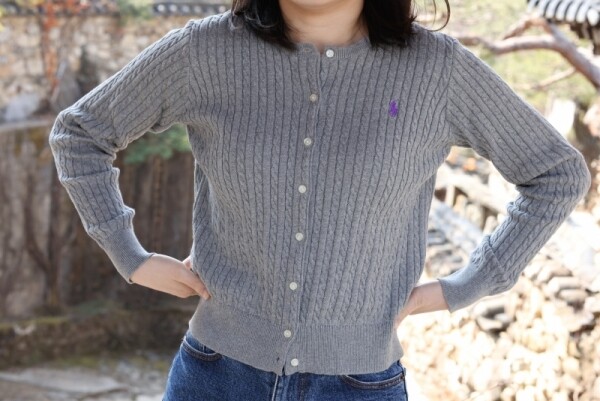 오픈마켓 우리들쇼핑,폴로 랄프로렌 걸즈 꽈베기 니트 가디건 걸즈 화이트네이비 블랙 그레이