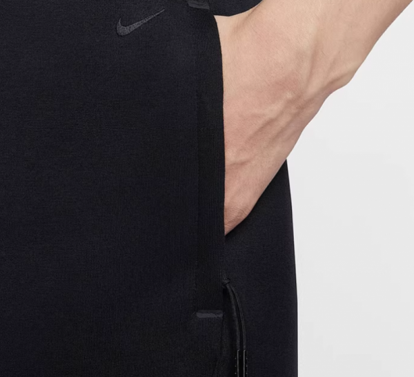 오픈마켓 우리들쇼핑,나이키 테크 플리스 루즈핏 오픈헴 런닝화 맨즈 팬츠 블랙 HV6542-010