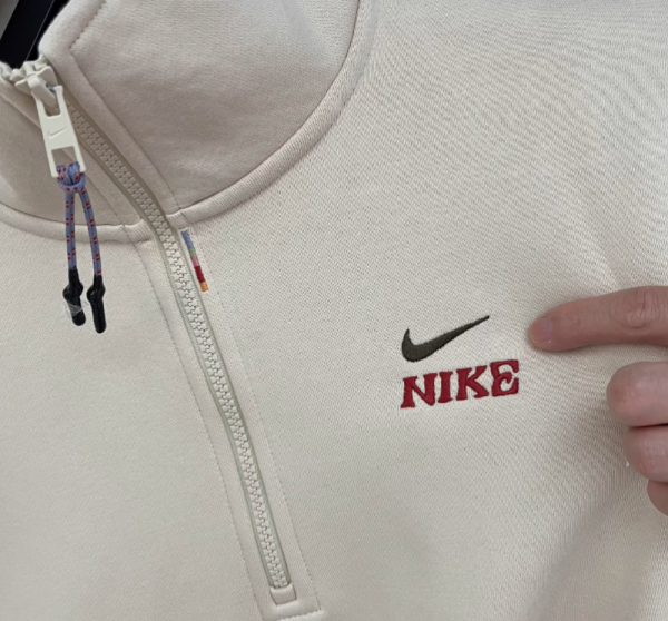 오픈마켓 우리들쇼핑,나이키 스포츠웨어 플리스 하프 캐주얼화 커플화 베이지 반집업 IQ3708-126