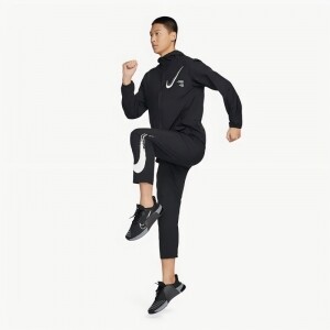 나이키 폼 드라이 핏 프린트 런닝화 맨즈 후드 집업 바람막이 IF2200-010