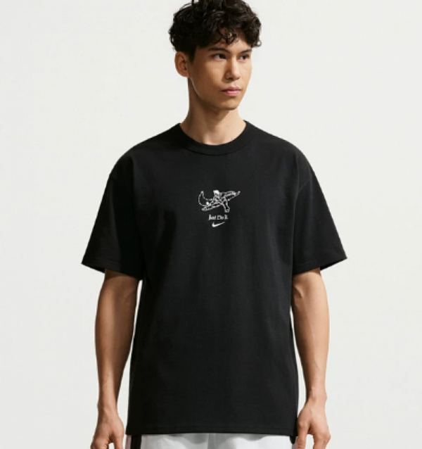 오픈마켓 우리들쇼핑,나이키 데일리 캐주얼 루즈핏 맨즈 반팔 티셔츠 블랙 IV2641-010
