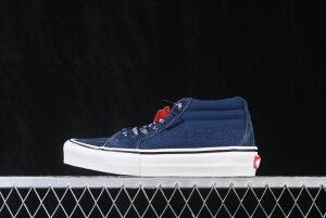 반스 Sk8 Mid 네이비 화이트 스니커즈 VN0A347UVGD