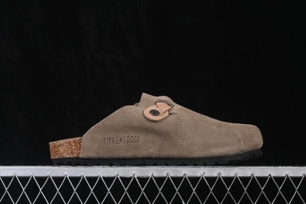 오픈마켓 우리들쇼핑,버켄스탁 Boston Soft Footbed Suede 토프 브라운 슬리퍼 0560771