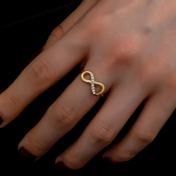 오픈마켓 우리들쇼핑,한쌍 세련된 금속 질감이 돋보이는 데일리 심플 여성 인피니티 골드 약속링 반지세트