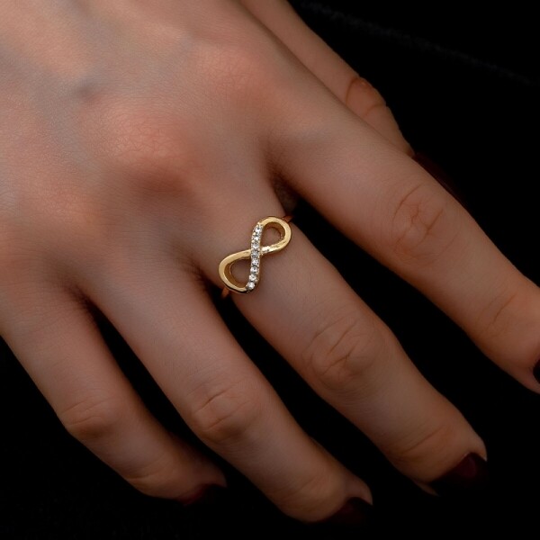 오픈마켓 우리들쇼핑,한쌍 세련된 금속 질감이 돋보이는 데일리 심플 여성 인피니티 골드 약속링 반지세트