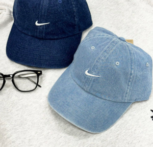 나이키 모자 클럽 언스트럭처 데님 볼캡 에게안 스톰 썬더 블루 진청 HF0383 429