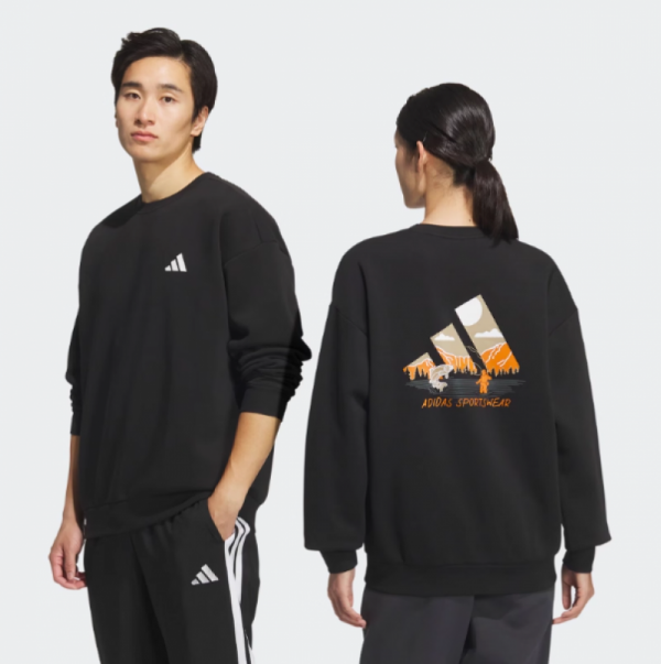 오픈마켓 우리들쇼핑,아디다스 ADIDAS 남여공용 백로고 기모 맨투맨 KF5192