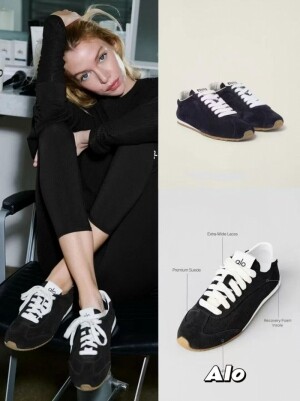 알로 선셋 요가 스니커즈 운동화  블랙