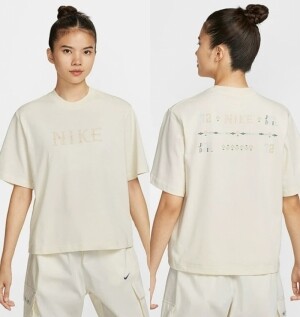 나이키 NIKE 스포츠웨어 펄 그레이 여성 티셔츠 II0446-047 397 441