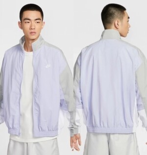 나이키 NIKE 오버사이즈 투톤 우븐 트랙 자켓 바람막이 HQ6110-057
