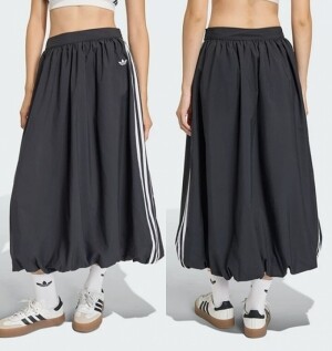 아디다스 ADIDAS 오리지날 벌룬 롱 스커트 블랙 KC8088 KE3441