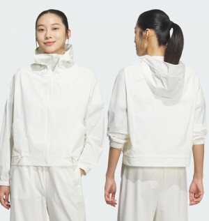 아디다스 ADIDAS 우먼스 우븐 후드 집업 바람막이 자켓 KH2711 KH2713