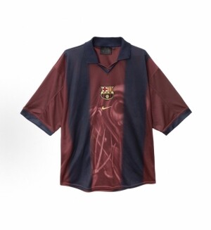 나이키 NIKE 트래비스 스캇 바르셀로나 복고 반팔 축구 저지