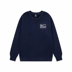 나이키 NIKE 스투시 콜라보 로고 네이비 맨투맨 XY8904