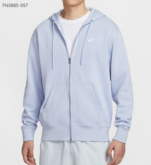 나이키 클럽 풀집 프렌치 테리 트레이닝 커플화 후디 집업 재켓 FN3885-057