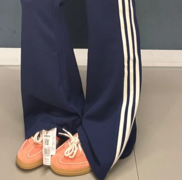 오픈마켓 우리들쇼핑,아디다스 오리지널 와이드 트랙 팬츠 밴딩 우먼스 롱팬츠 딥 인디고 KX6889