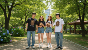 [베이프]에이프 빅 헤드 반팔 티셔츠