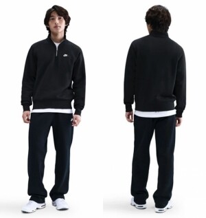 나이키 NIKE NSW 클럽 하프집 플리스 맨투맨 FN3865-010 063